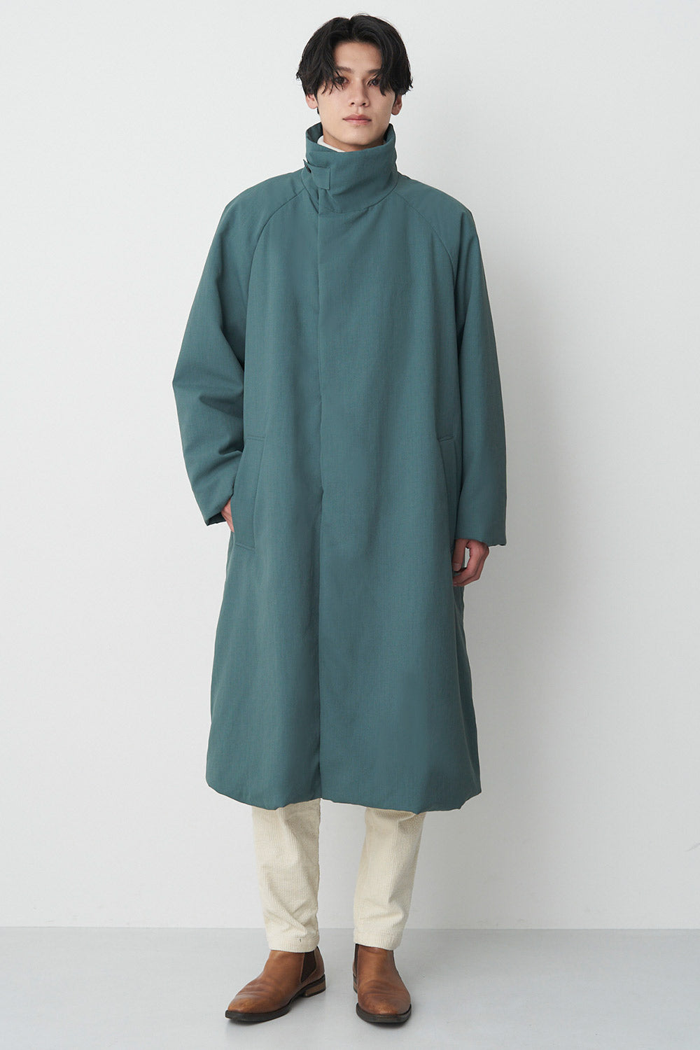 Stand Collar Coat - Unisex 