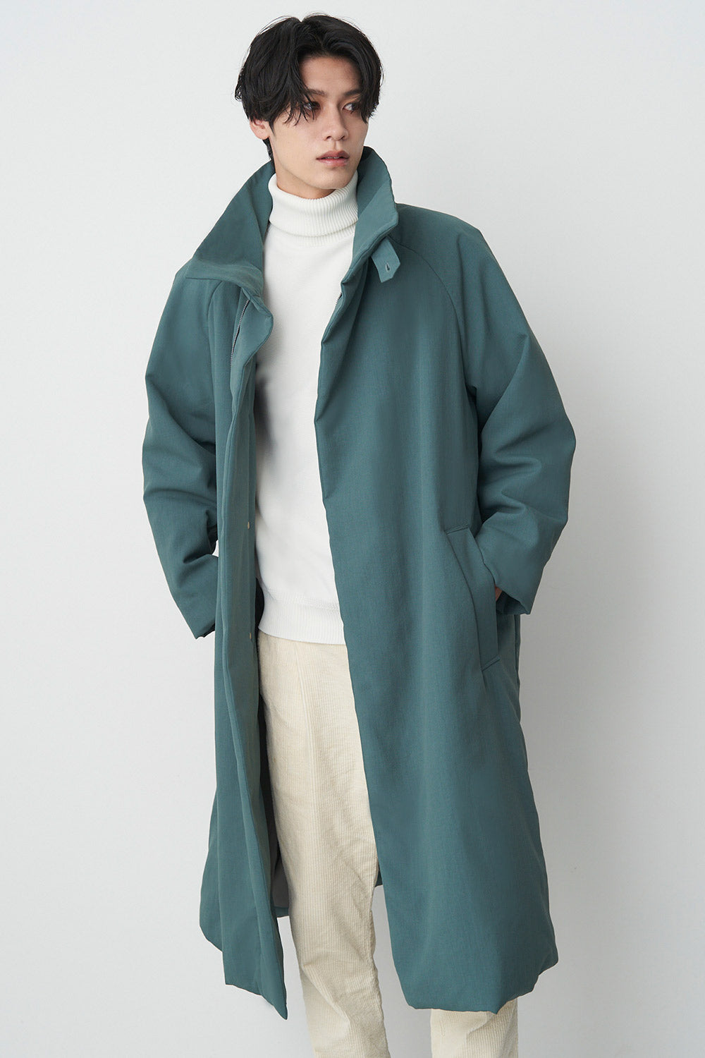 Stand Collar Coat - Unisex 