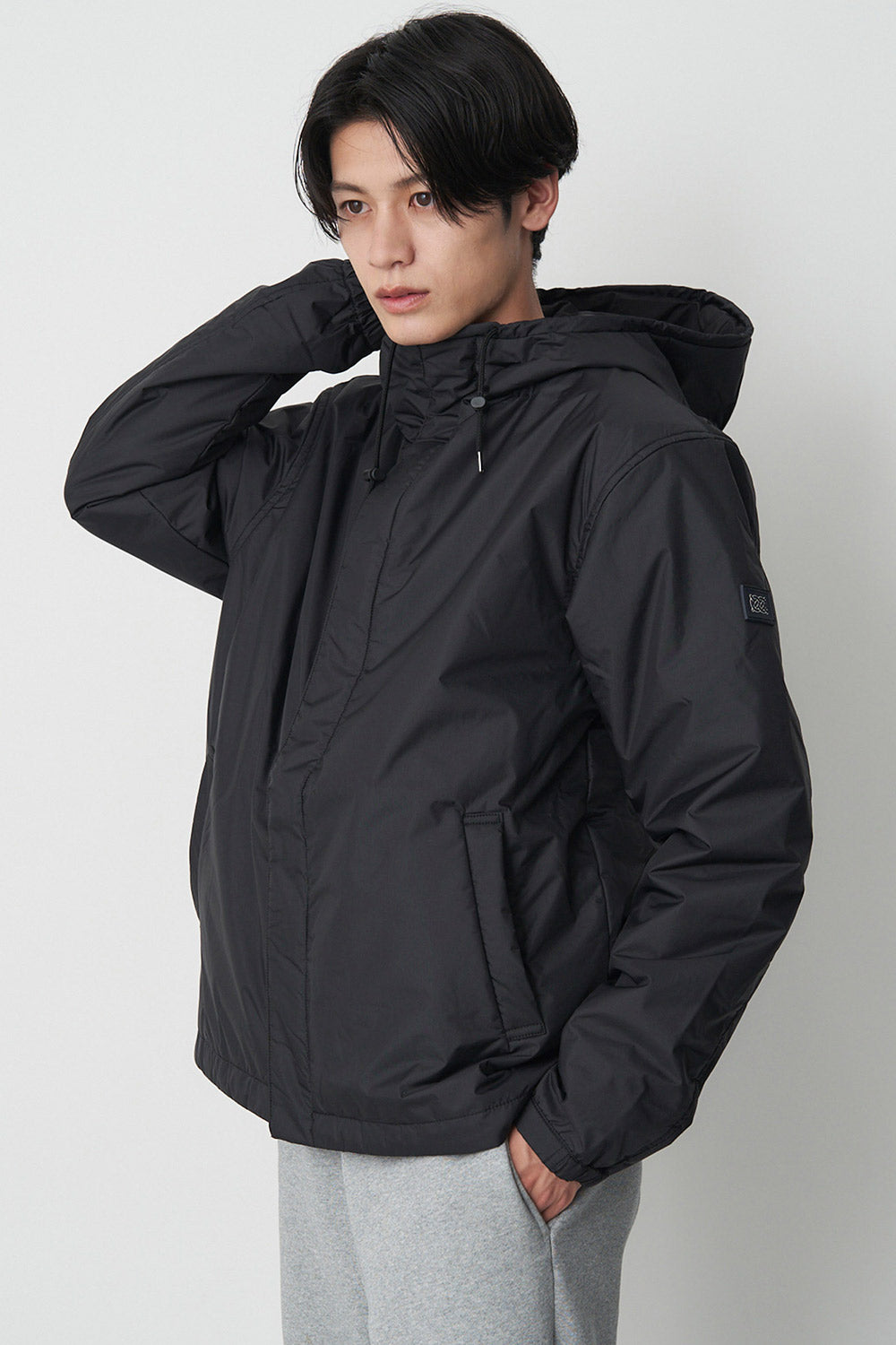 Kapok Down Hooded Jacket-Men’s