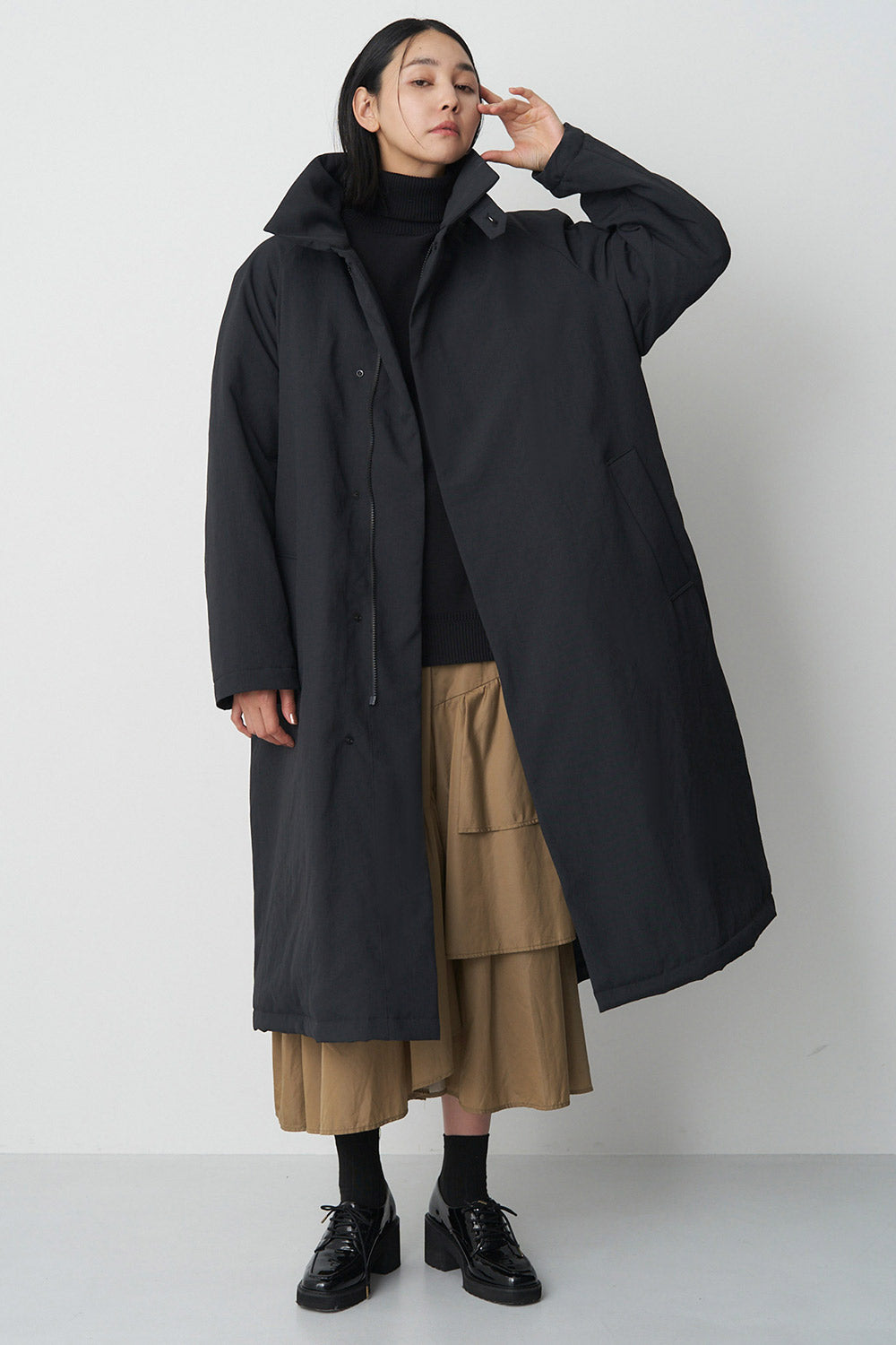 Stand Collar Coat - Unisex 