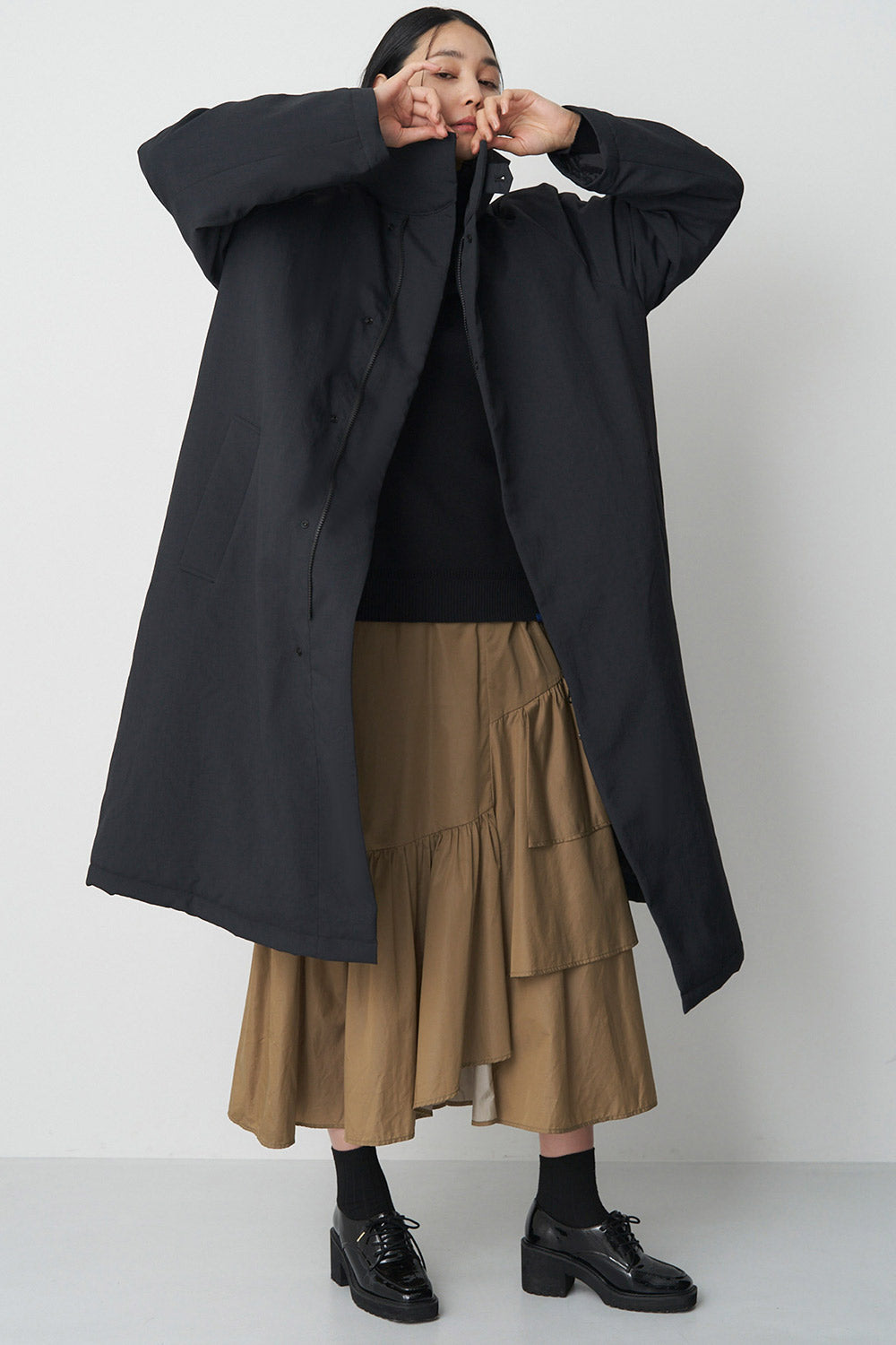 Stand Collar Coat - Unisex 