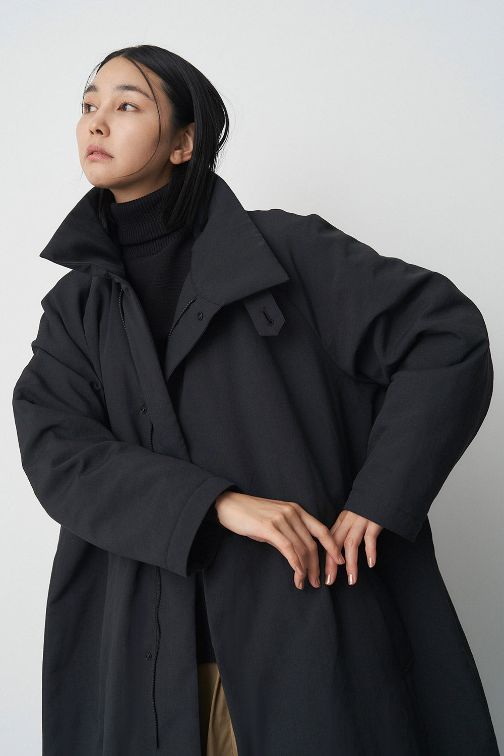 Stand Collar Coat - Unisex 