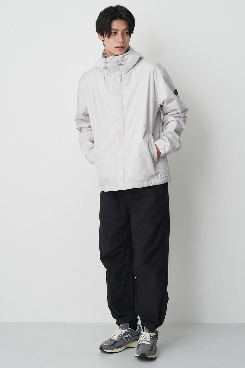 Kapok Down Hooded Jacket-Men’s