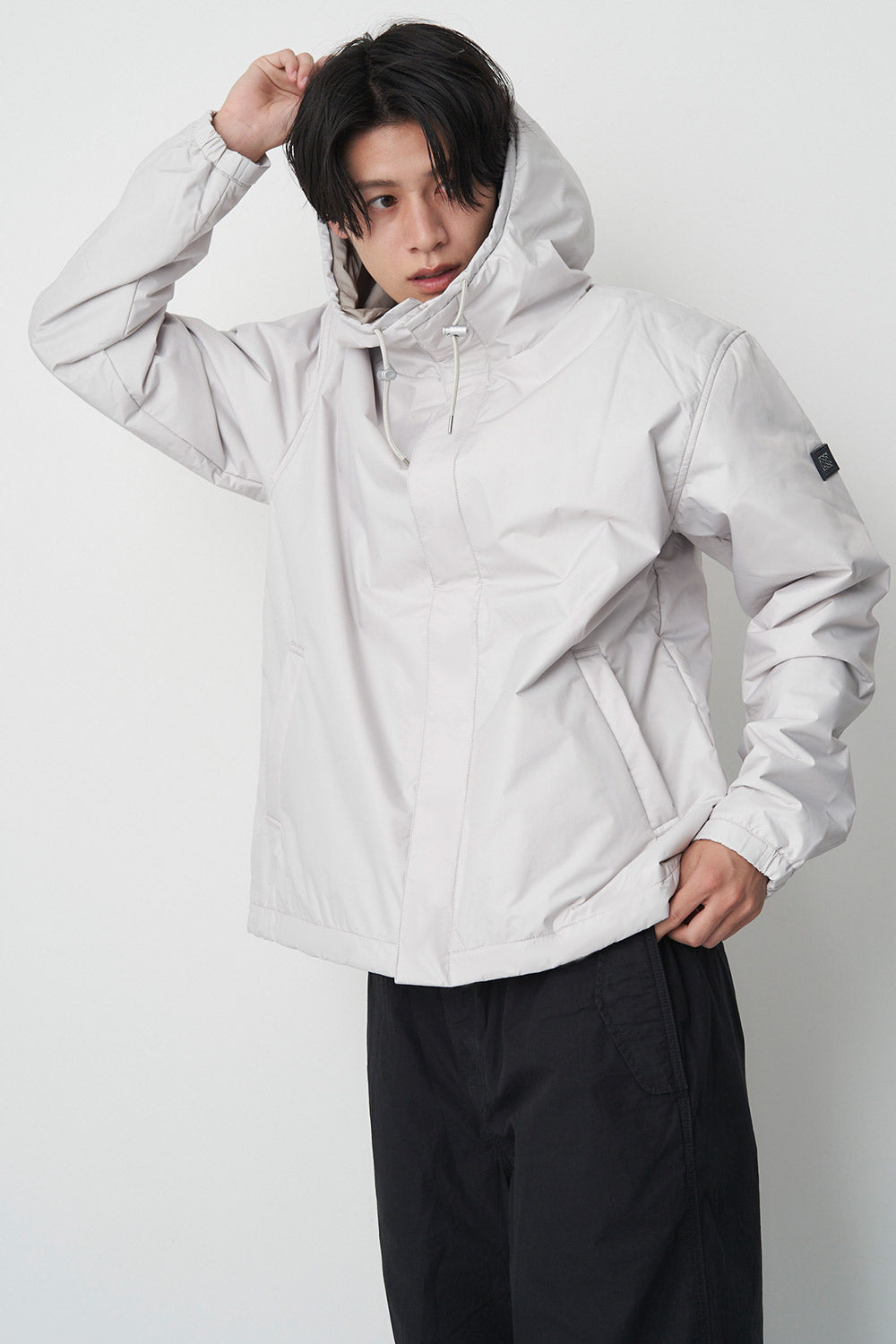 Kapok Down Hooded Jacket-Men’s