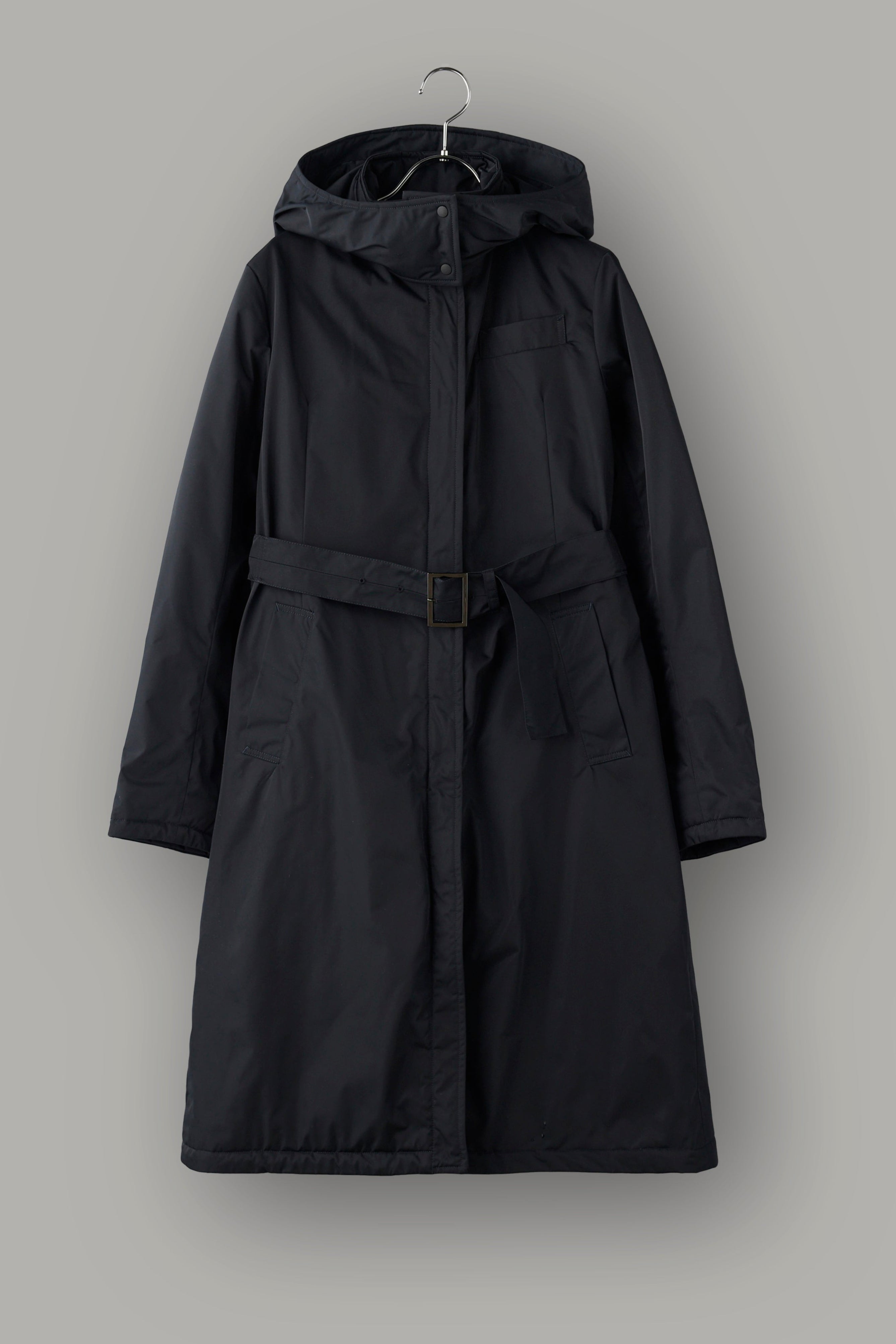 ウエストマークパーカーコート-Women