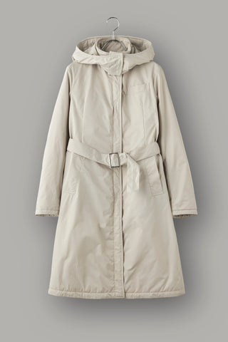 Waist Mark Parka Coat-Women 