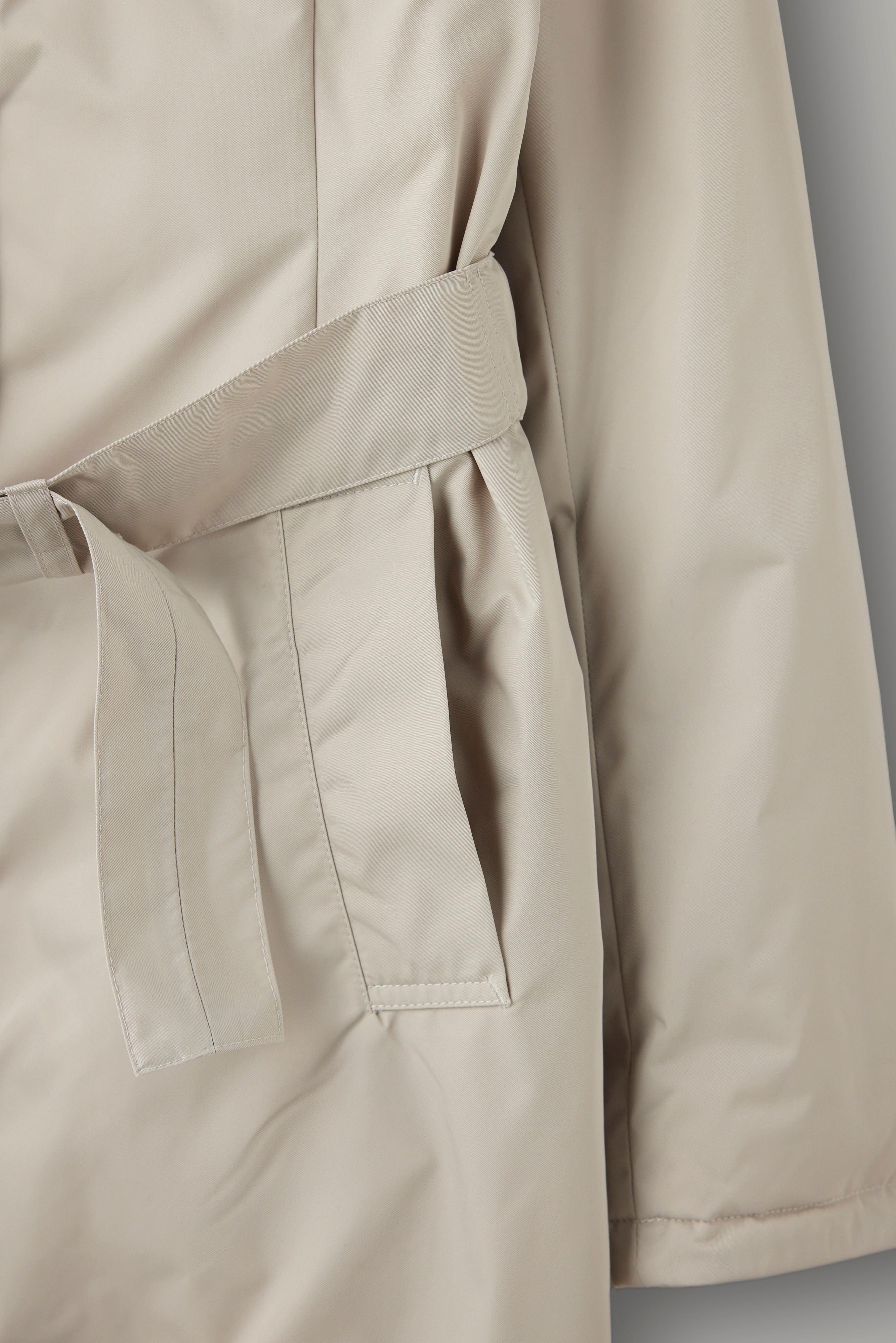 ウエストマークパーカーコート-Women