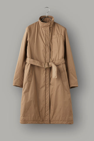 Waist Mark Parka Coat-Women 