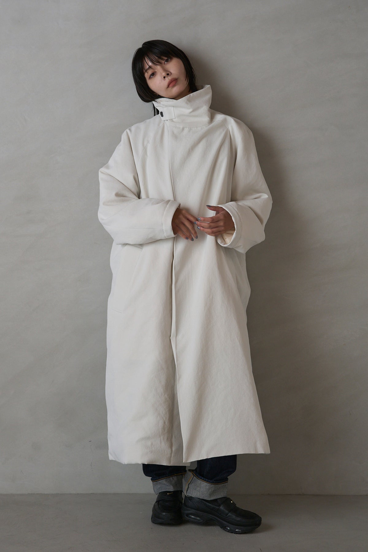 Stand Collar Coat — Unisex