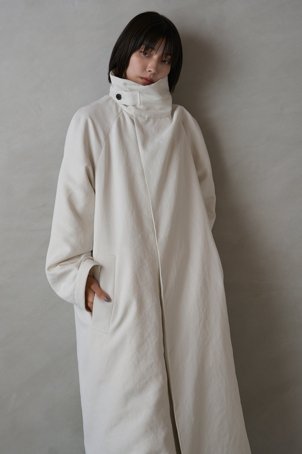 Stand Collar Coat — Unisex