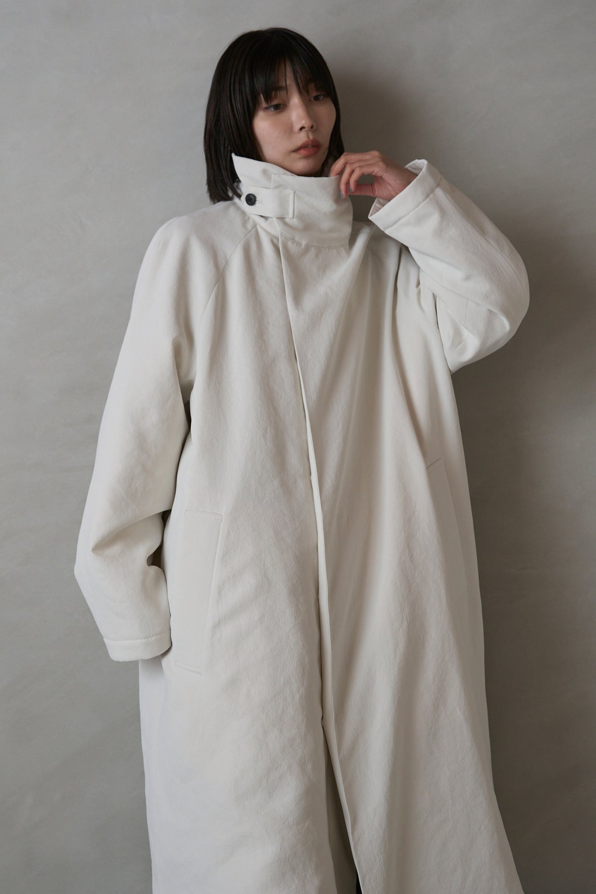 Stand Collar Coat — Unisex