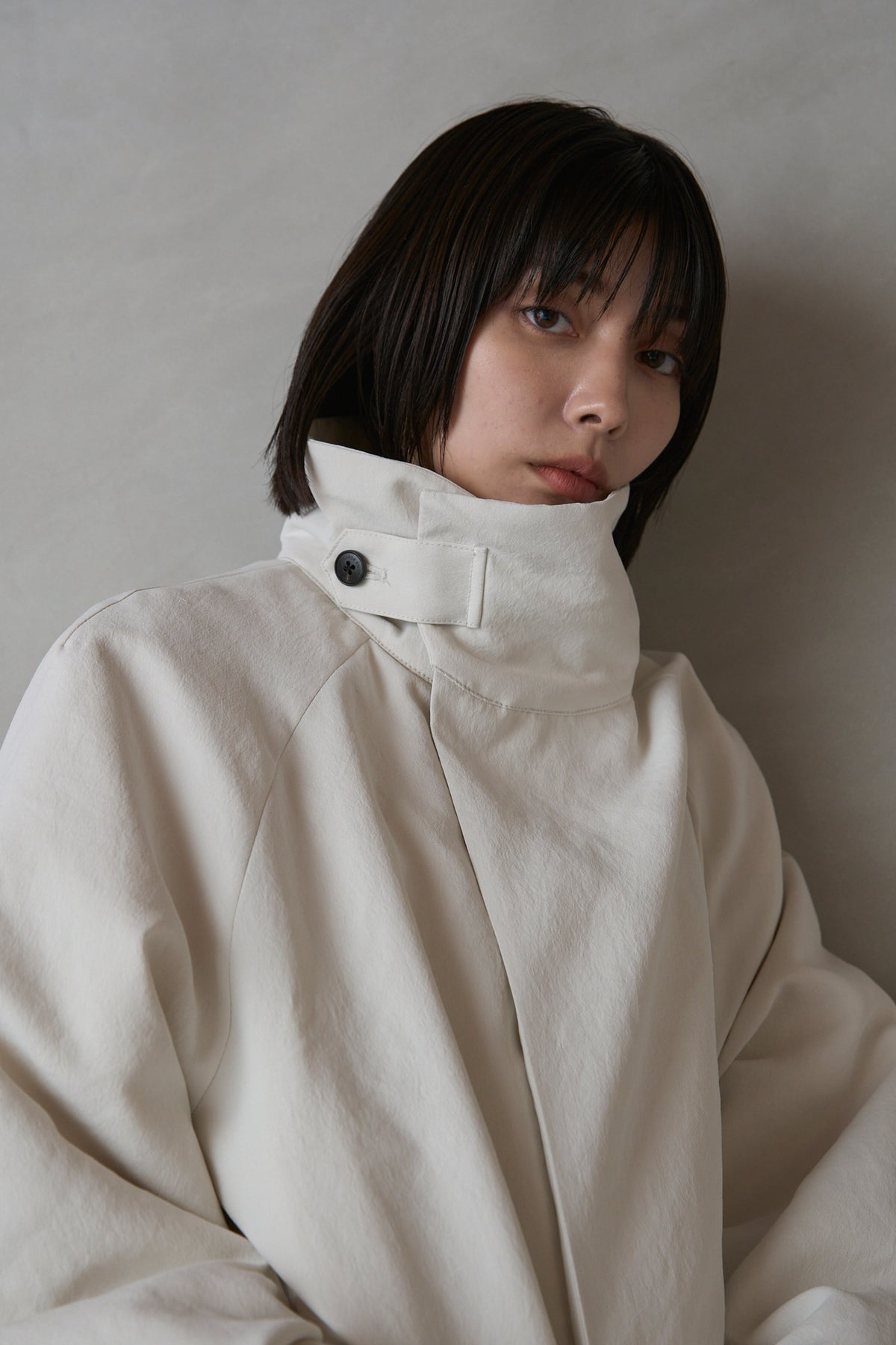 Stand Collar Coat — Unisex