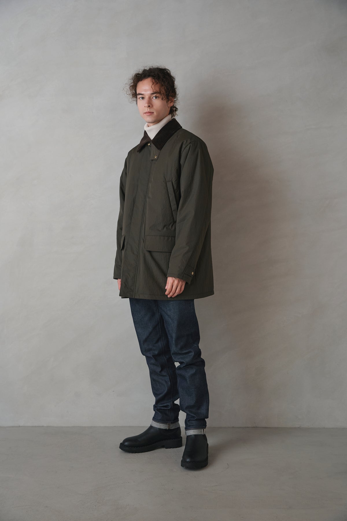 [New] コーデュロイカラージャケット-Unisex-