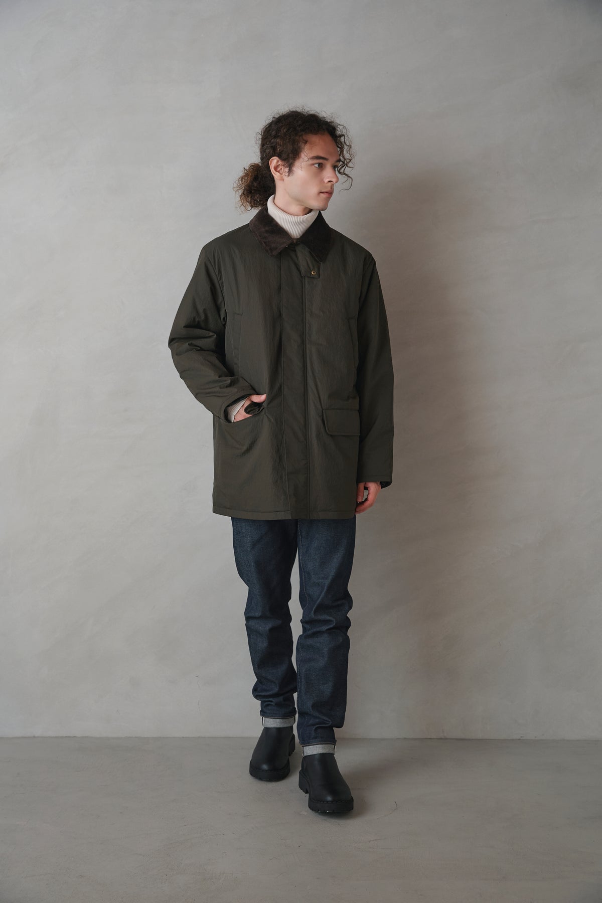 [New] コーデュロイカラージャケット-Unisex-