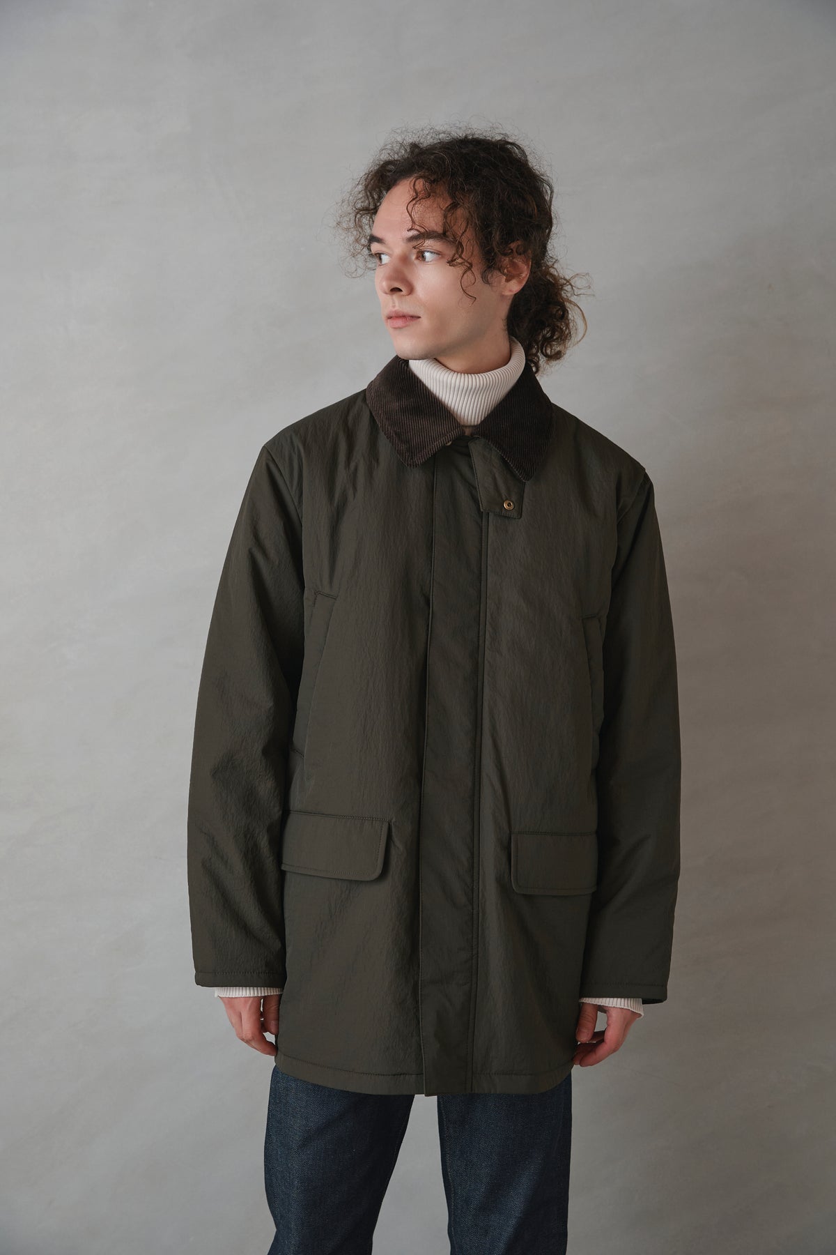 [New] コーデュロイカラージャケット-Unisex-