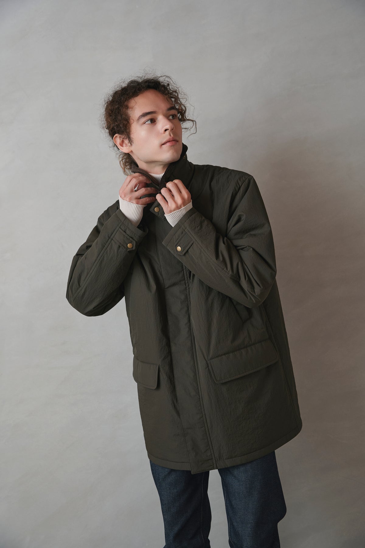 [New] コーデュロイカラージャケット-Unisex-
