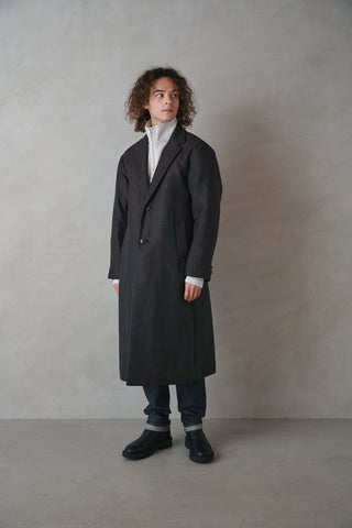 チェックチェスターコート-Unisex