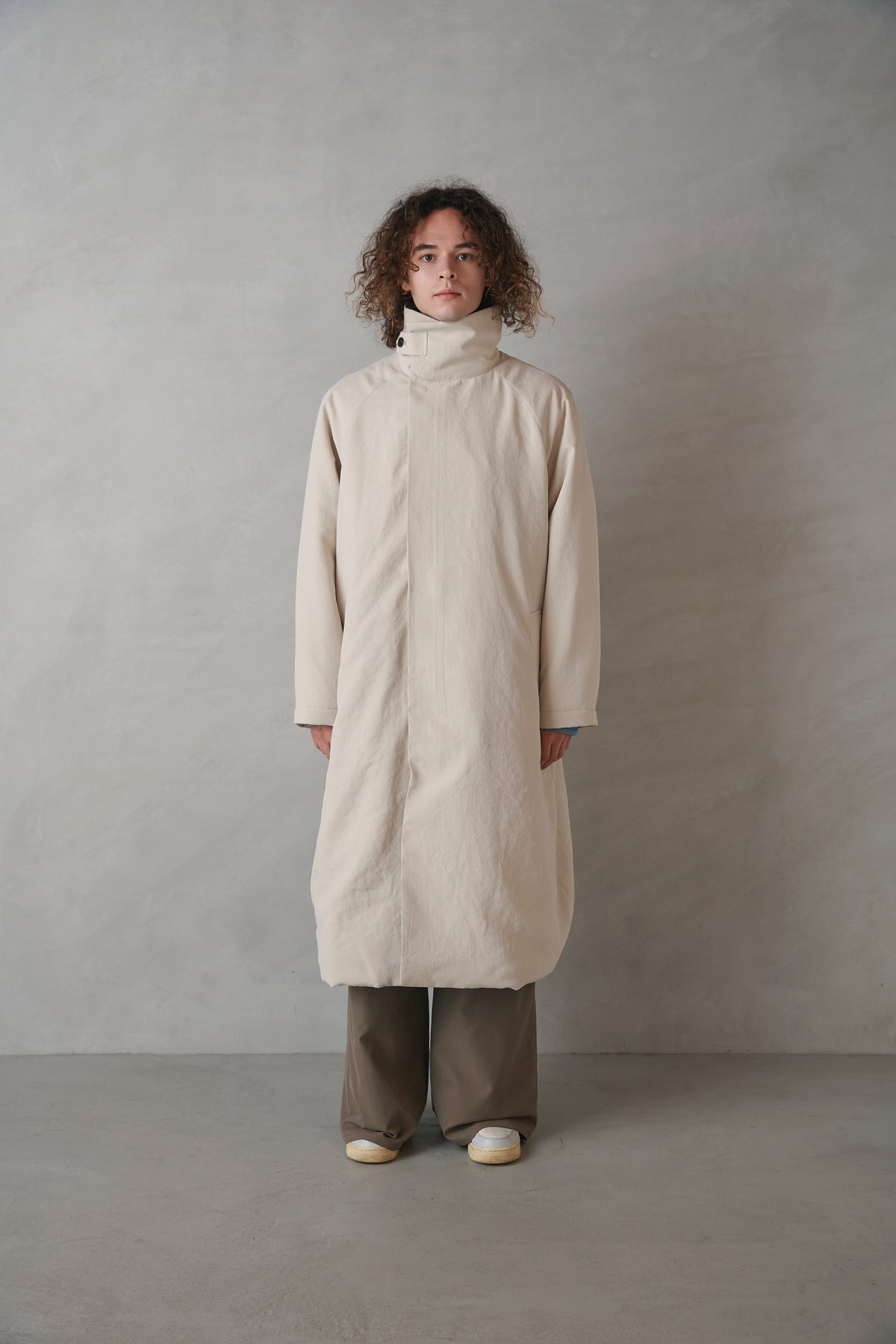 Stand Collar Coat — Unisex
