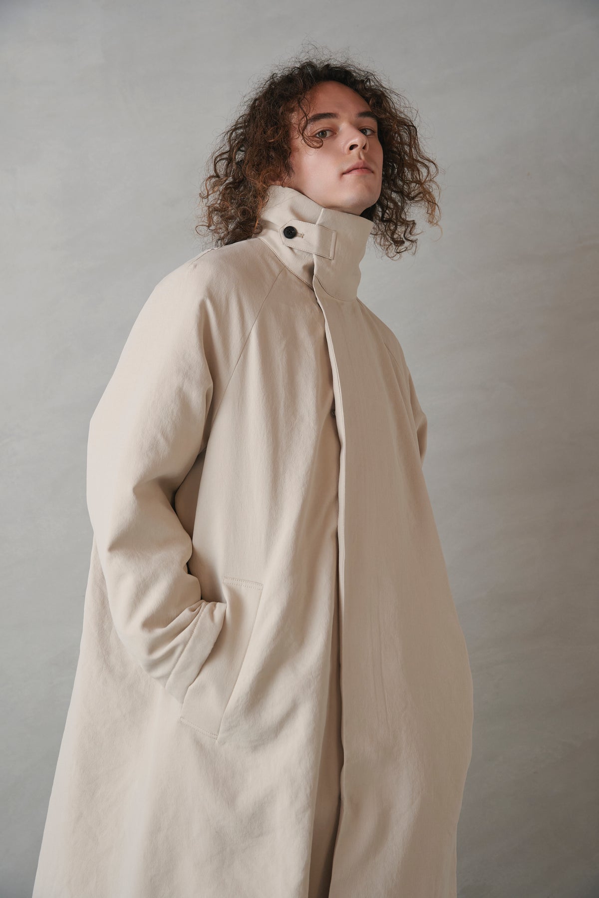 Stand Collar Coat — Unisex