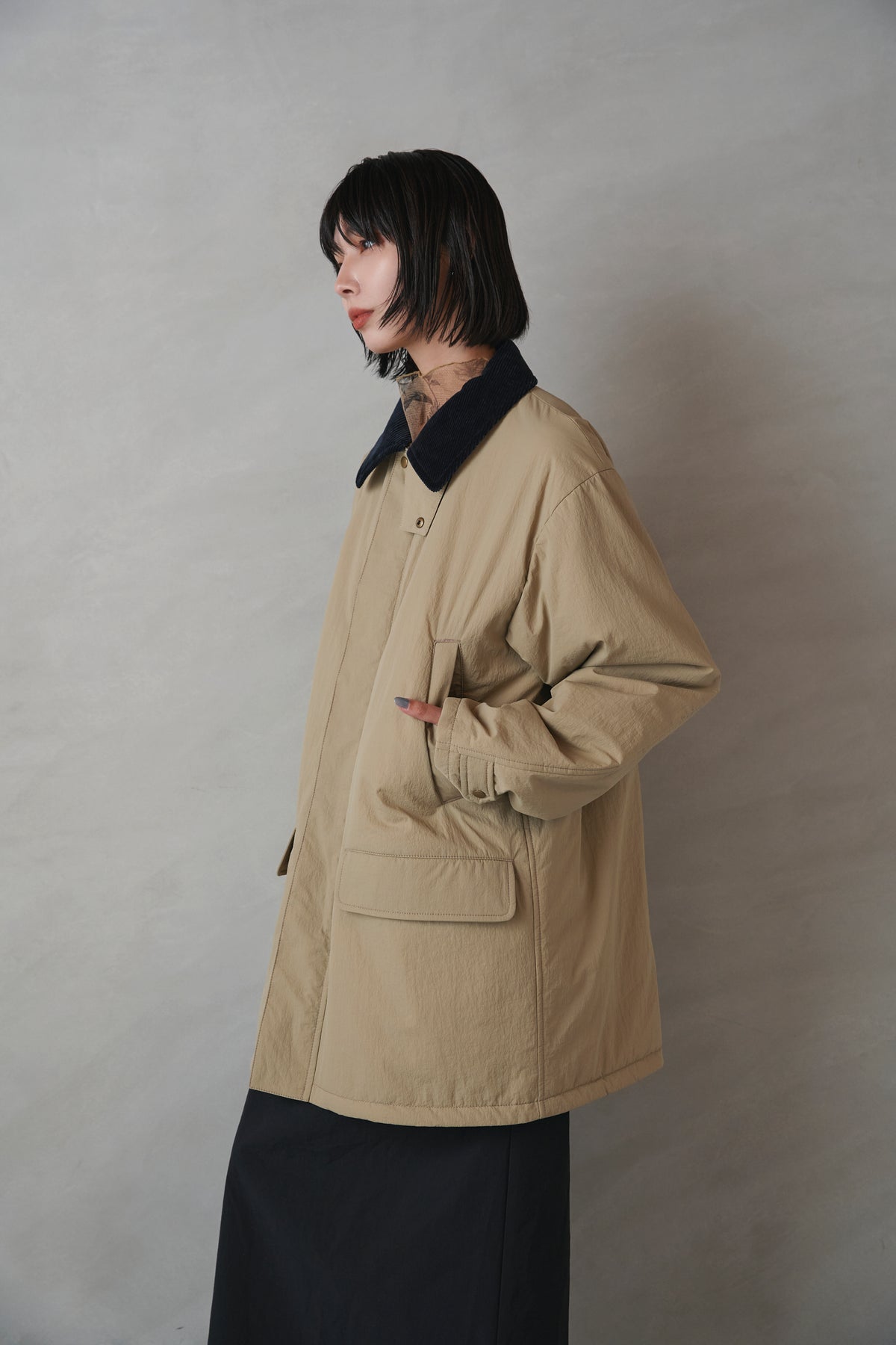 [New] コーデュロイカラージャケット-Unisex-
