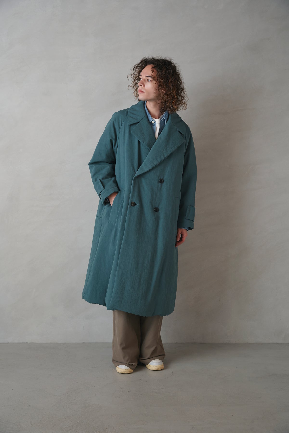 Oversized Raglan Coat - Unisex 