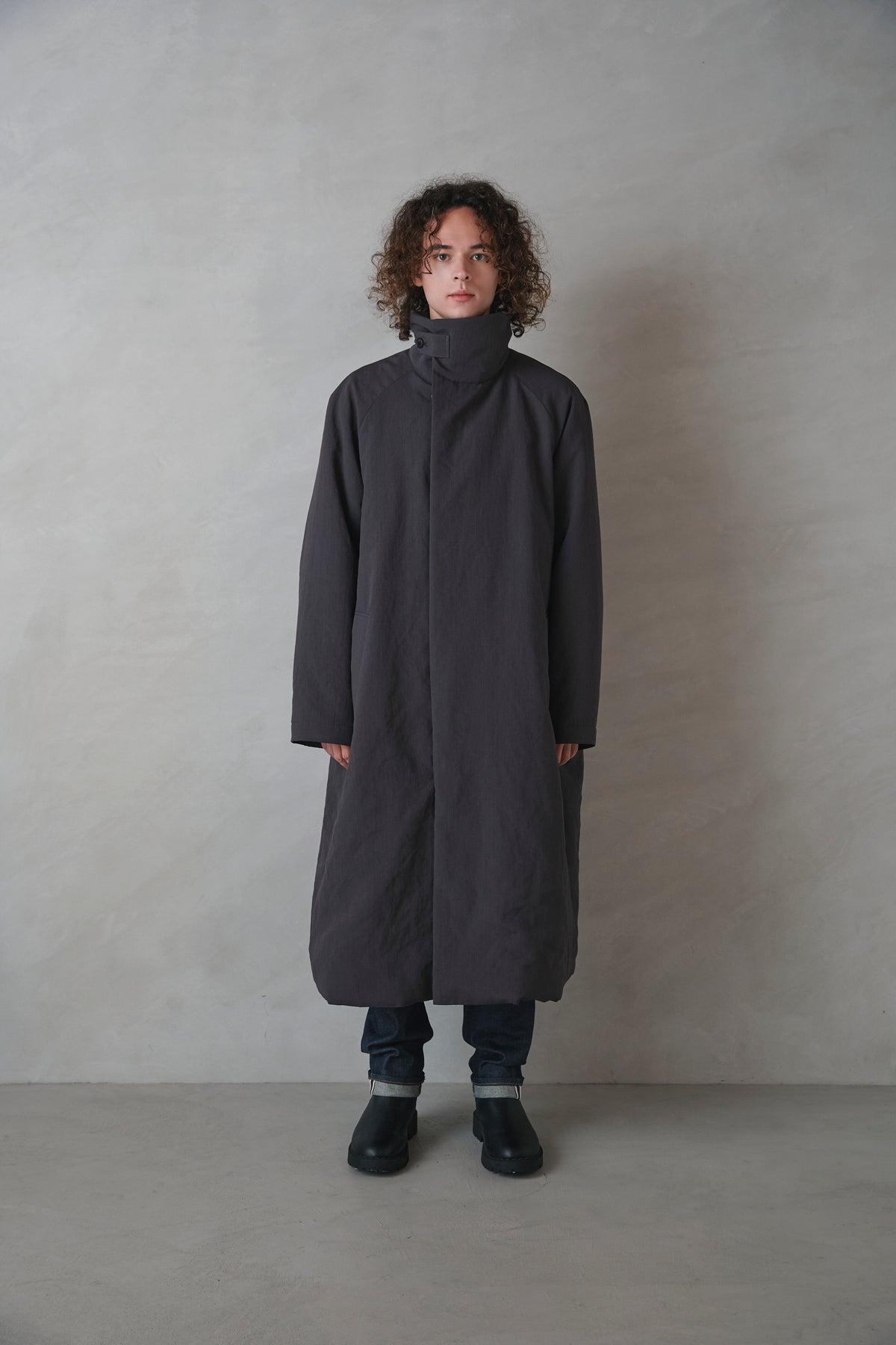 Stand Collar Coat — Unisex