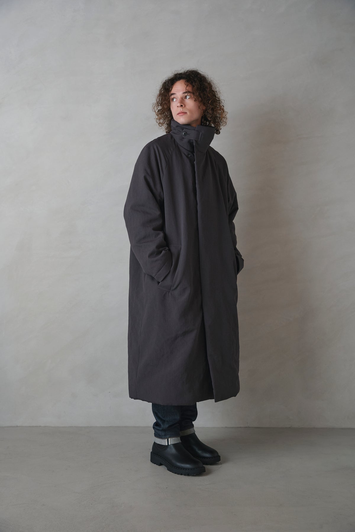 Stand Collar Coat — Unisex
