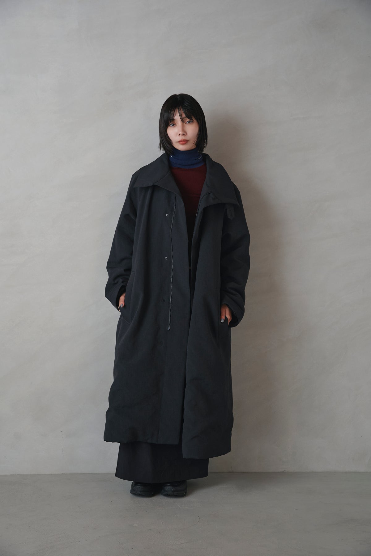 Stand Collar Coat — Unisex