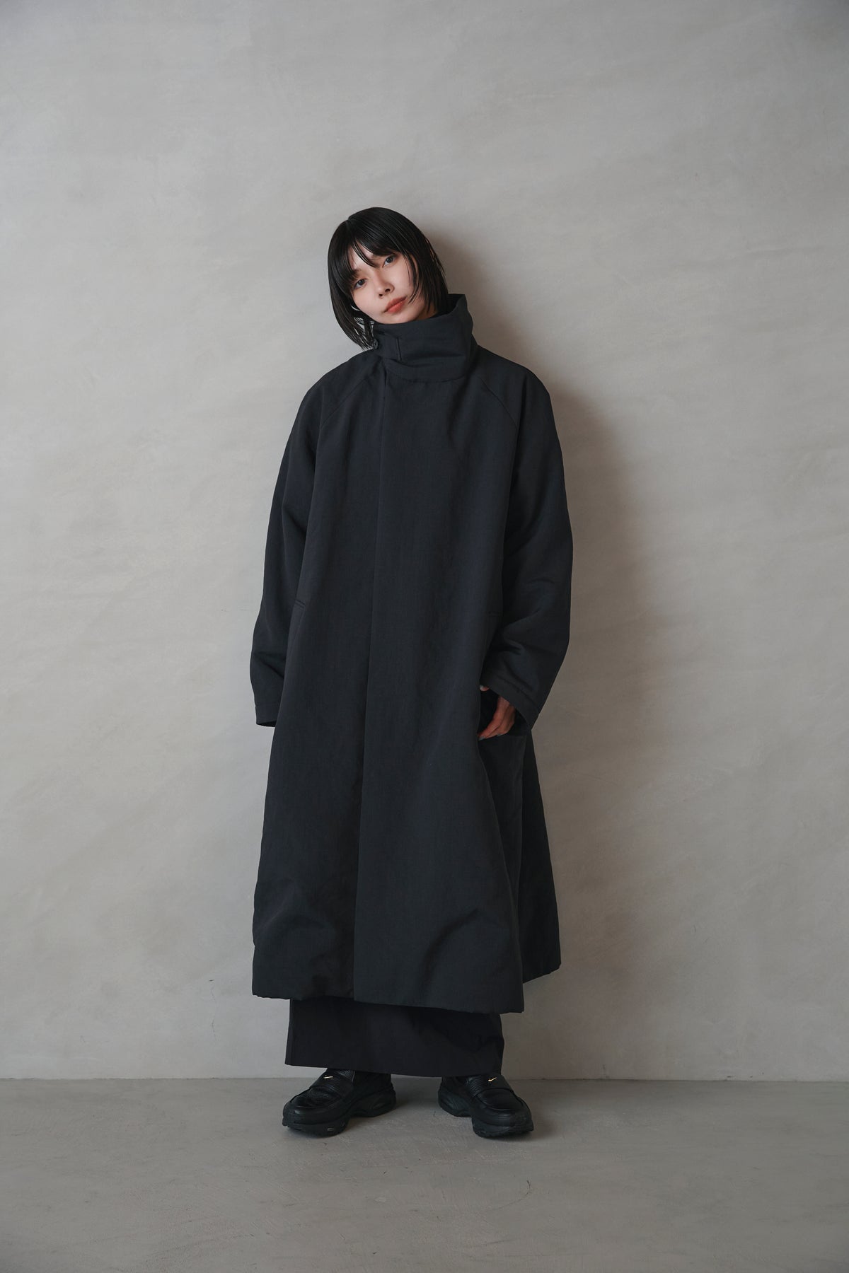 Stand Collar Coat — Unisex
