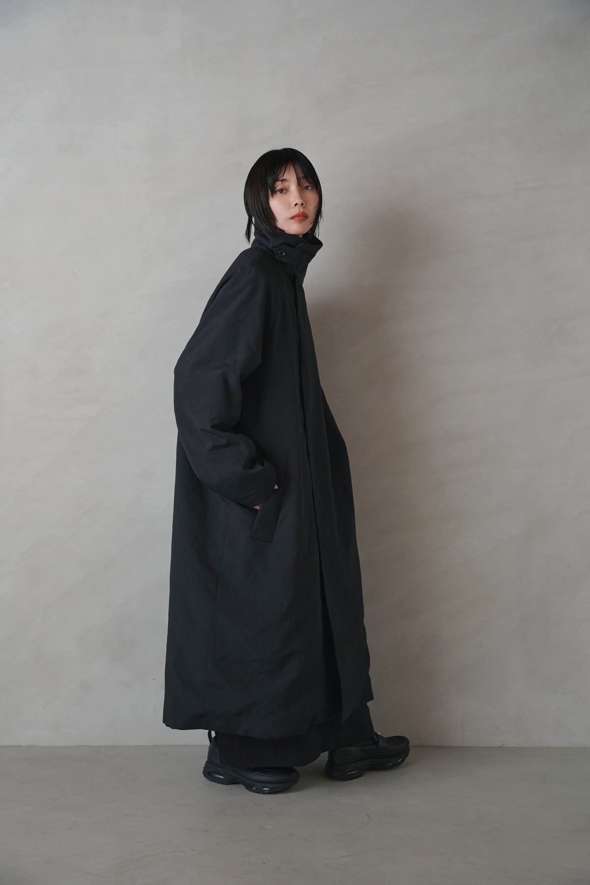 Stand Collar Coat — Unisex