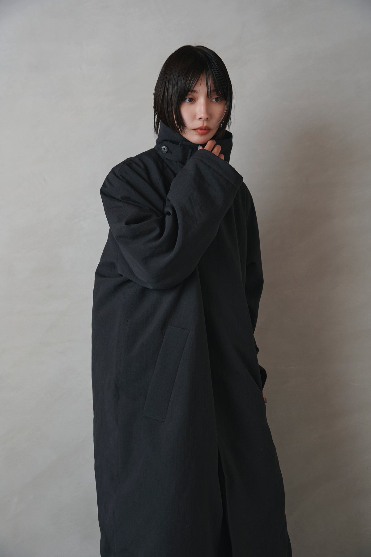 Stand Collar Coat — Unisex