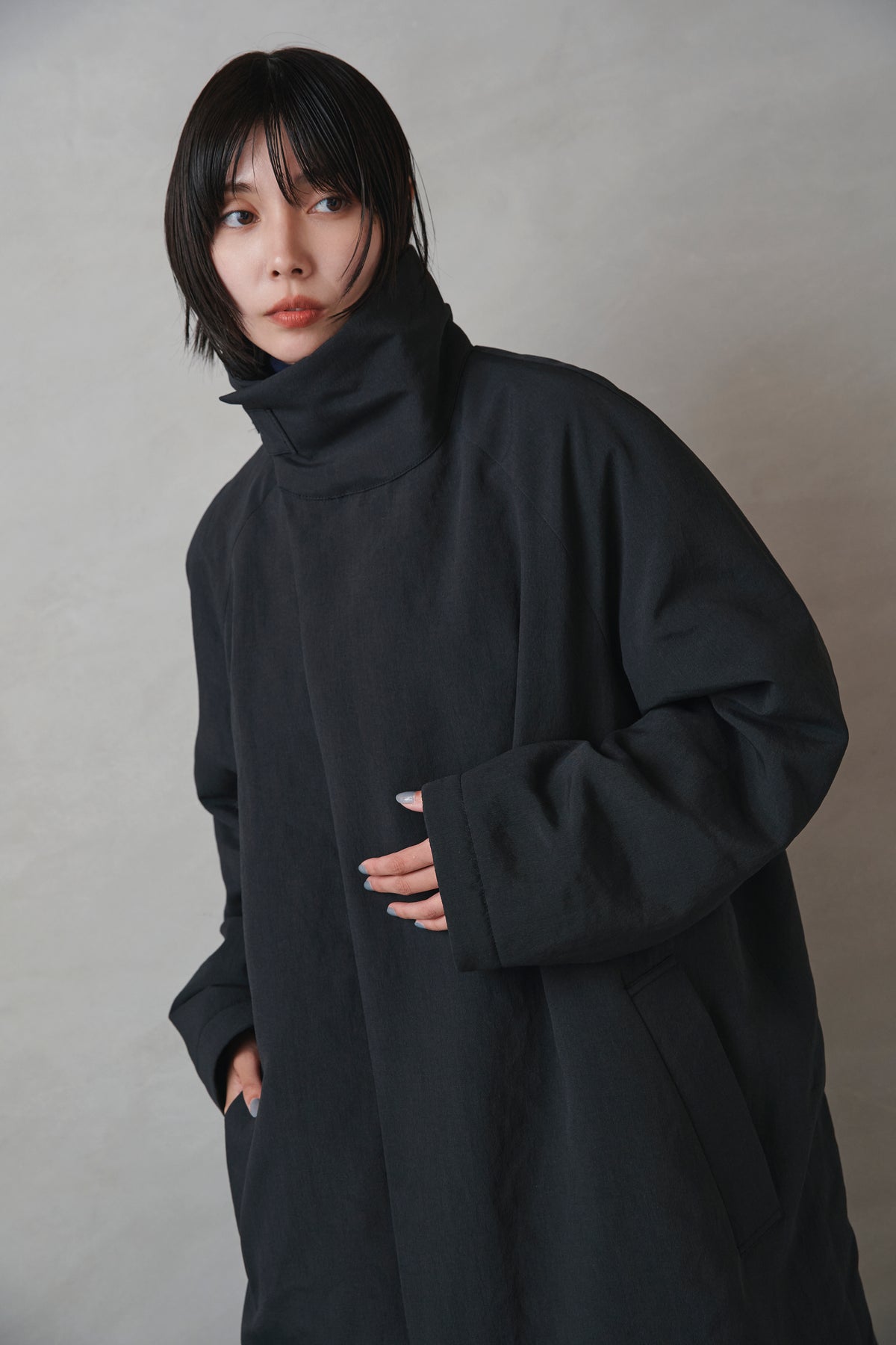 Stand Collar Coat — Unisex