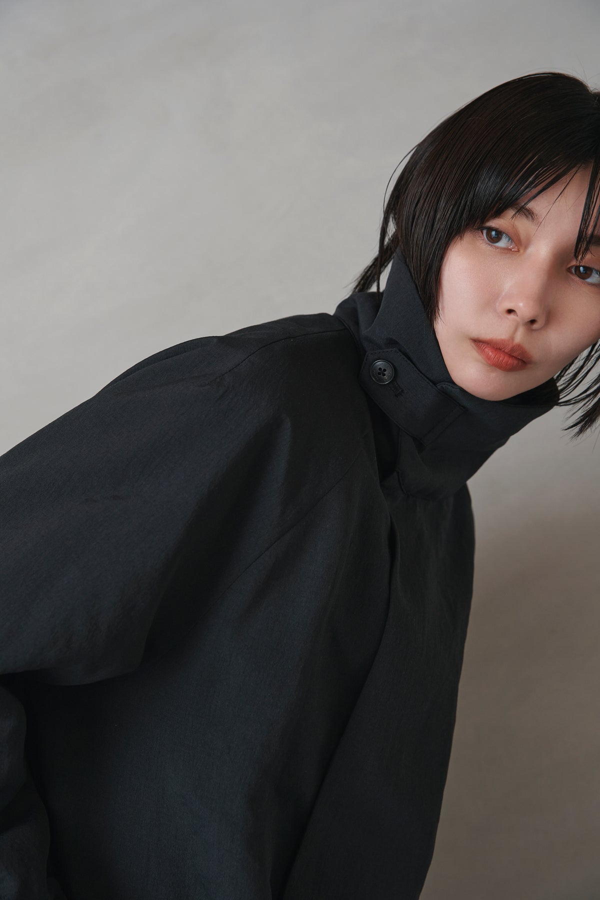 Stand Collar Coat — Unisex