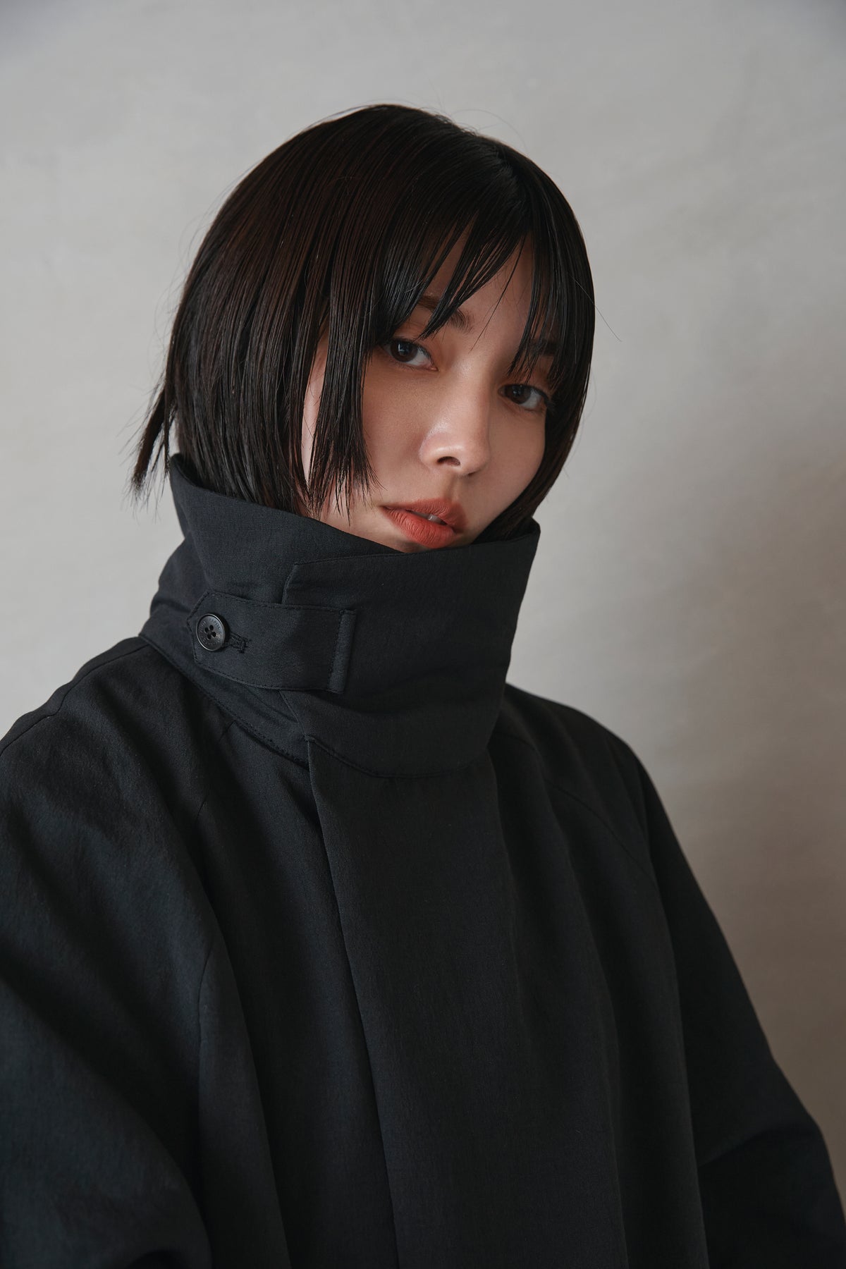 Stand Collar Coat — Unisex