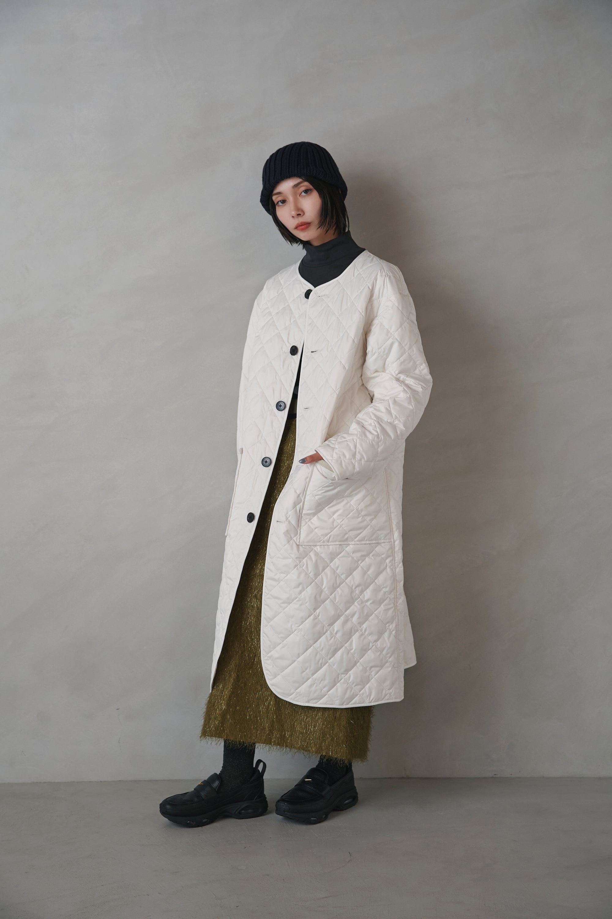 New]キルティングコート-Unisex