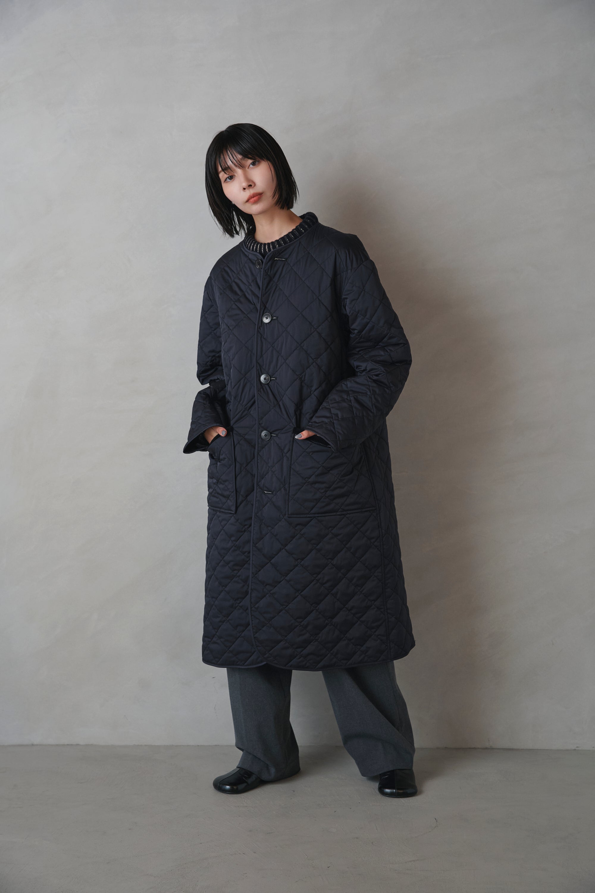 New]キルティングコート-Unisex