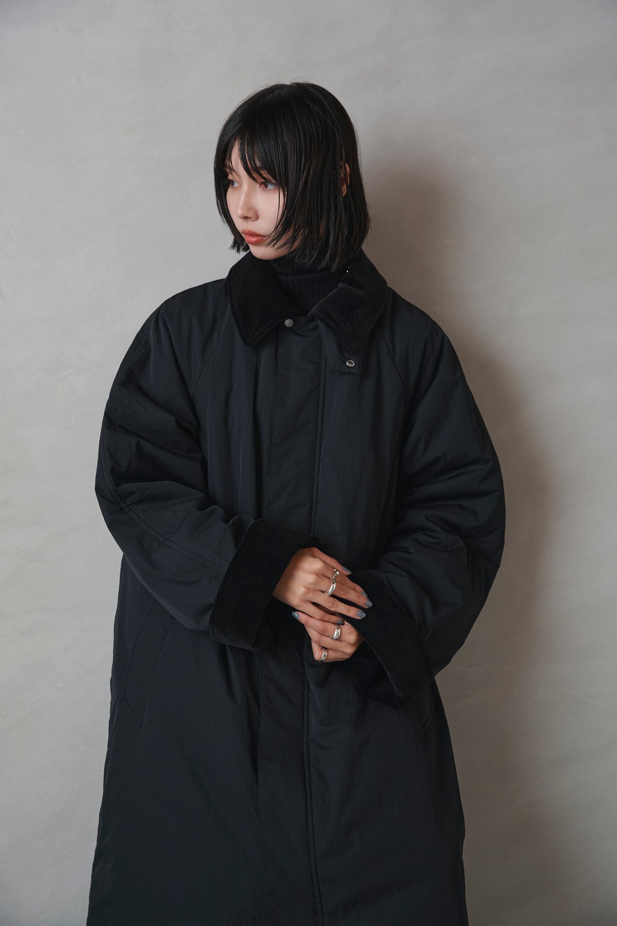 [New] コーデュロイカラーコート-Unisex-