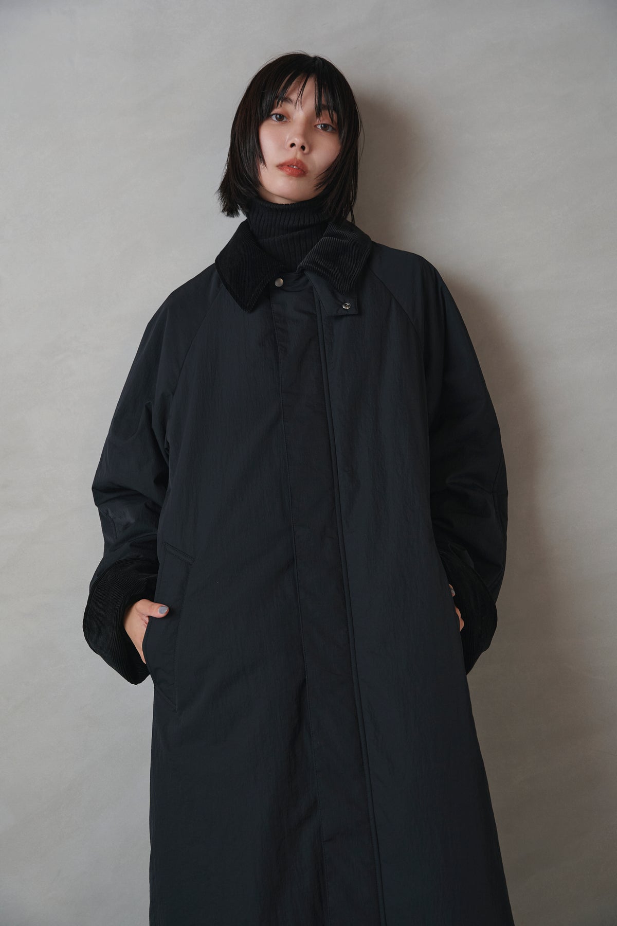 [New] コーデュロイカラーコート-Unisex-