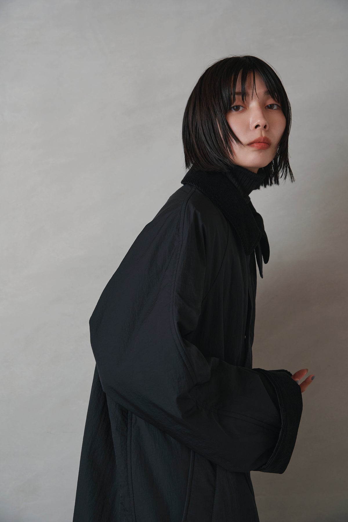 [New] コーデュロイカラーコート-Unisex-
