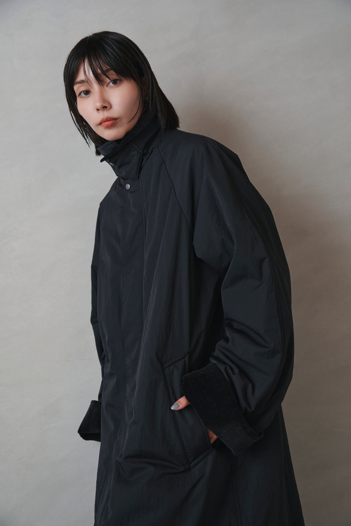[New] コーデュロイカラーコート-Unisex-