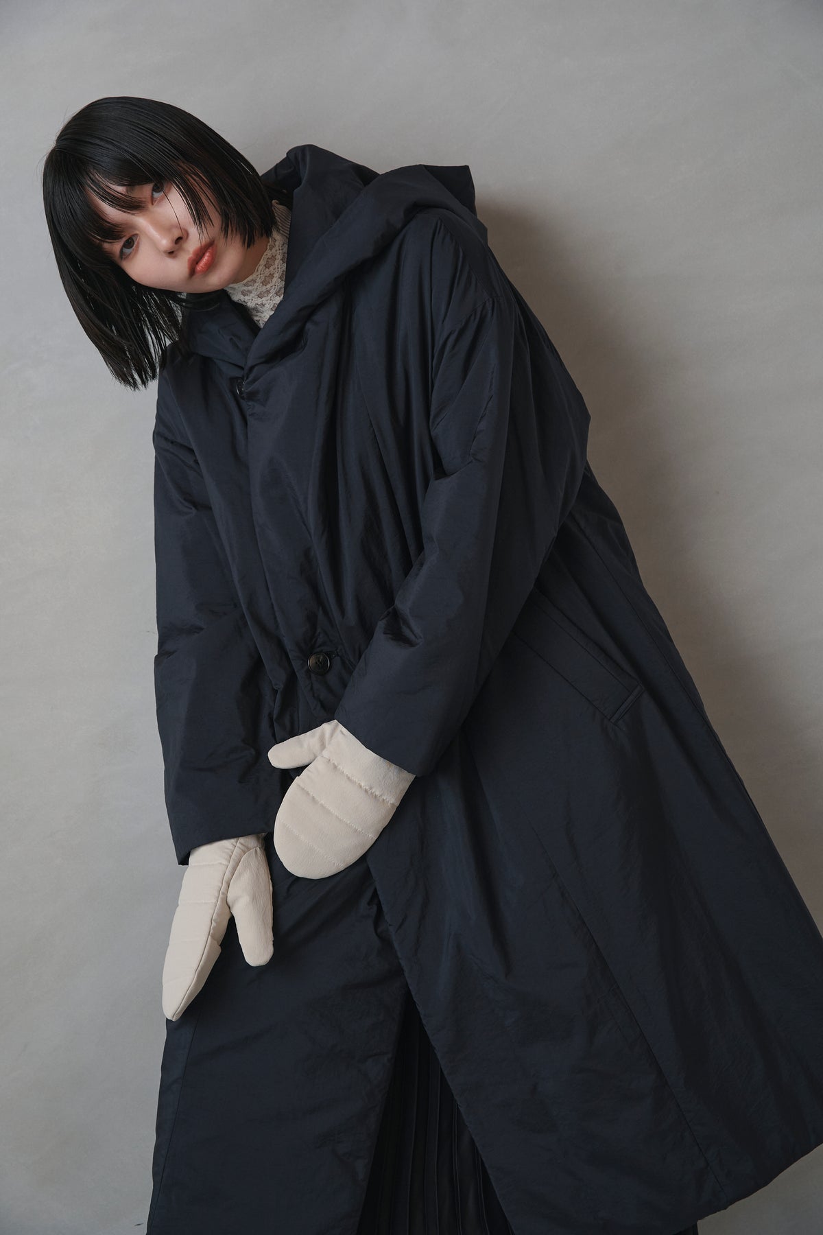 フードガウンコート-Unisex