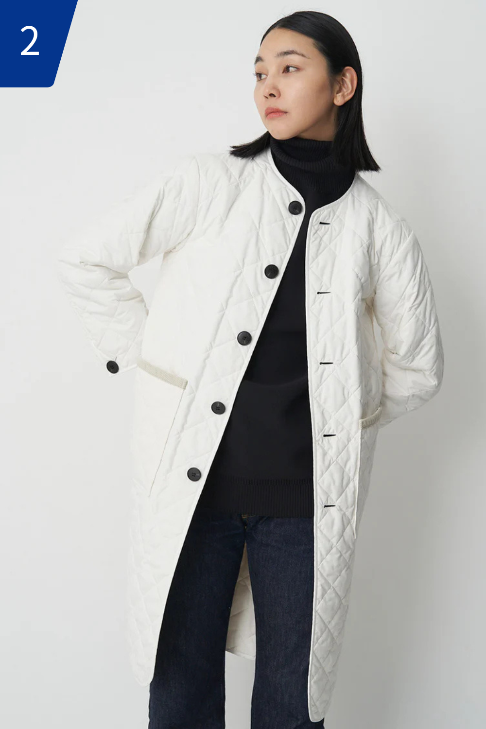 キルティングコート-Unisex キルティングコート-Unisex