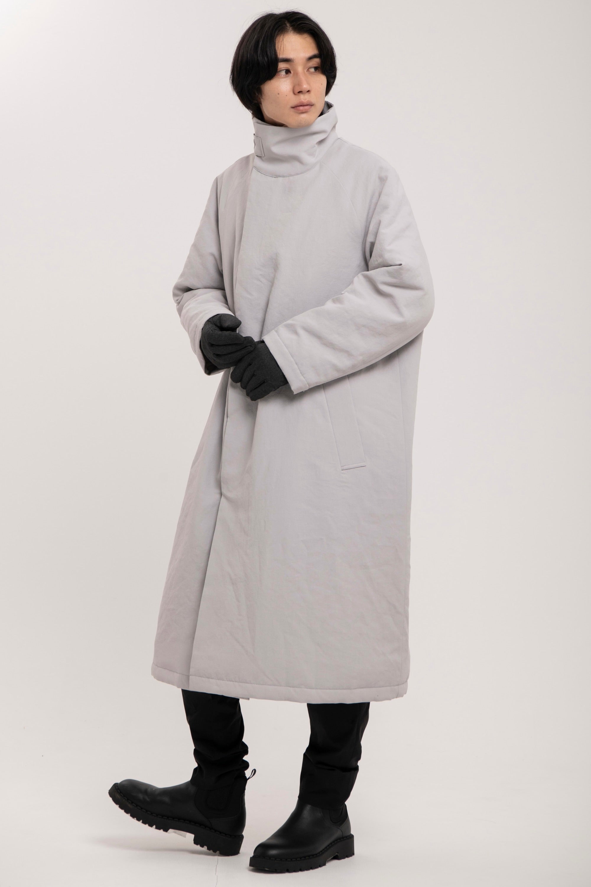Stand Collar Coat - Unisex 