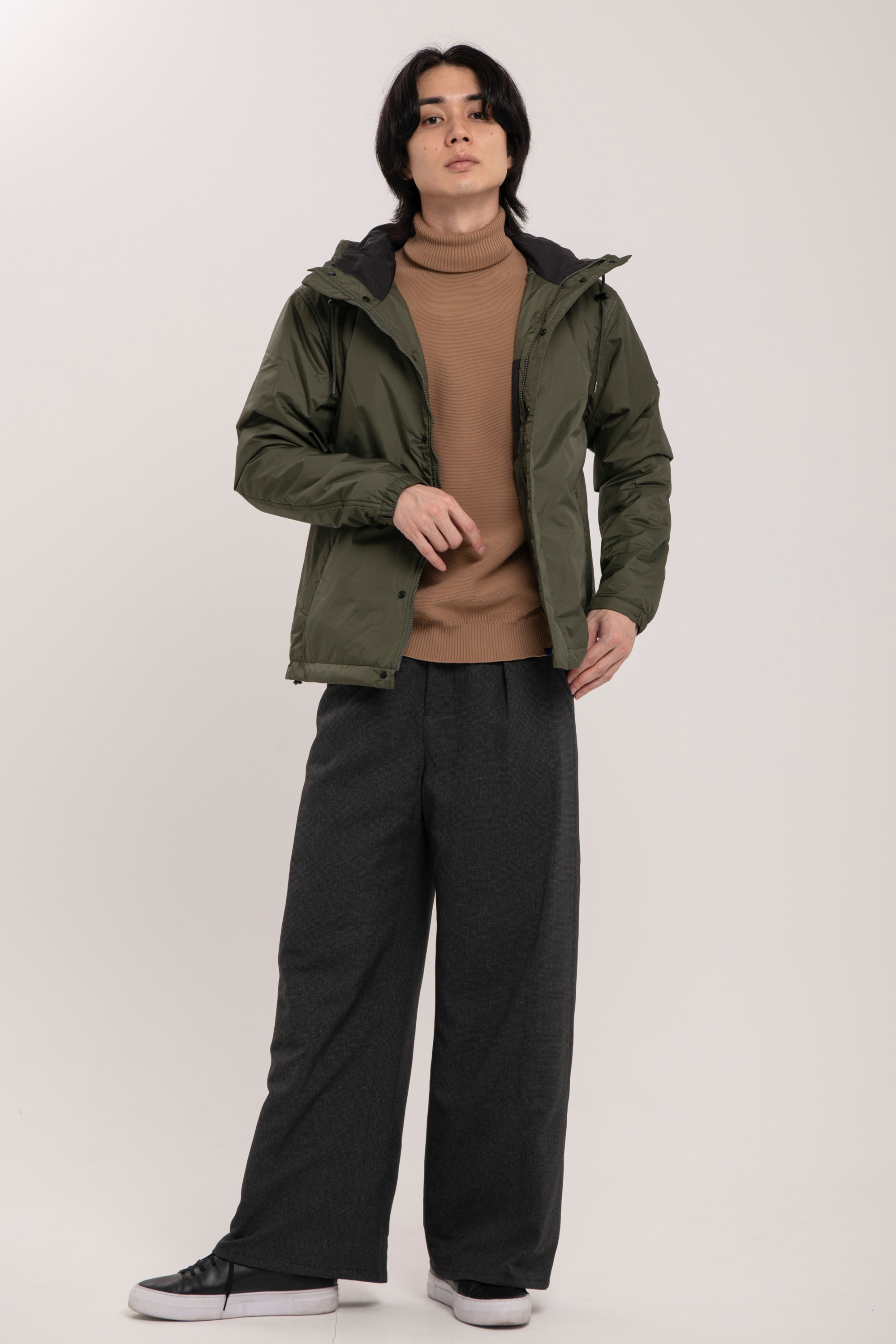 Collarless Trench-Women 