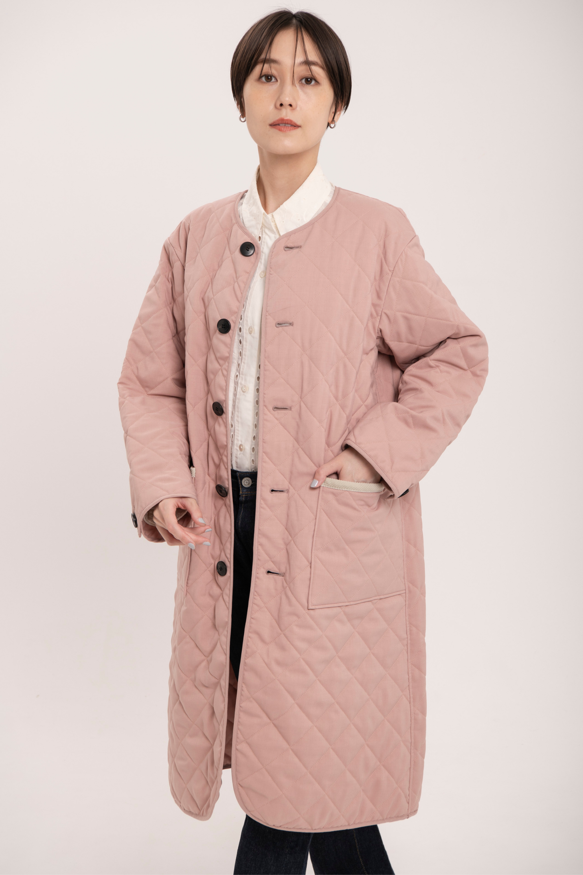 キルティングコート - Unisex -