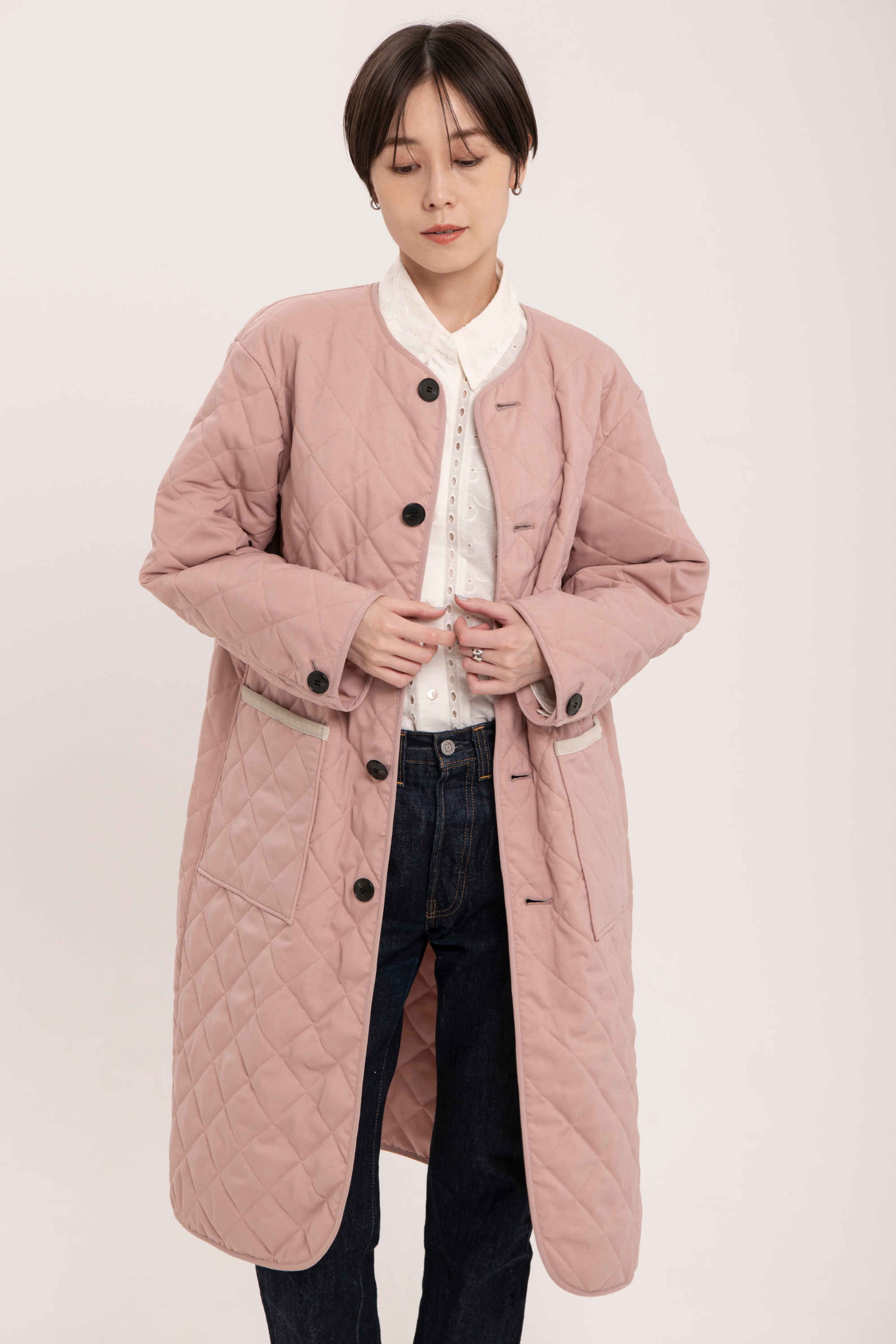 キルティングコート - Unisex -