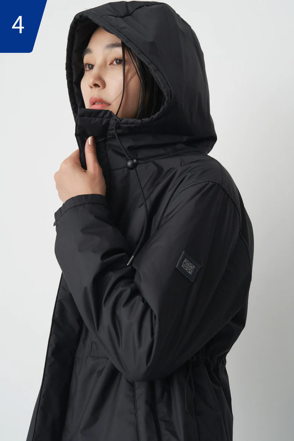 Kapok Down Hooded Jacket-Women’s