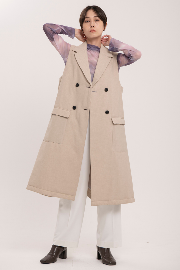 ロングベスト-Women