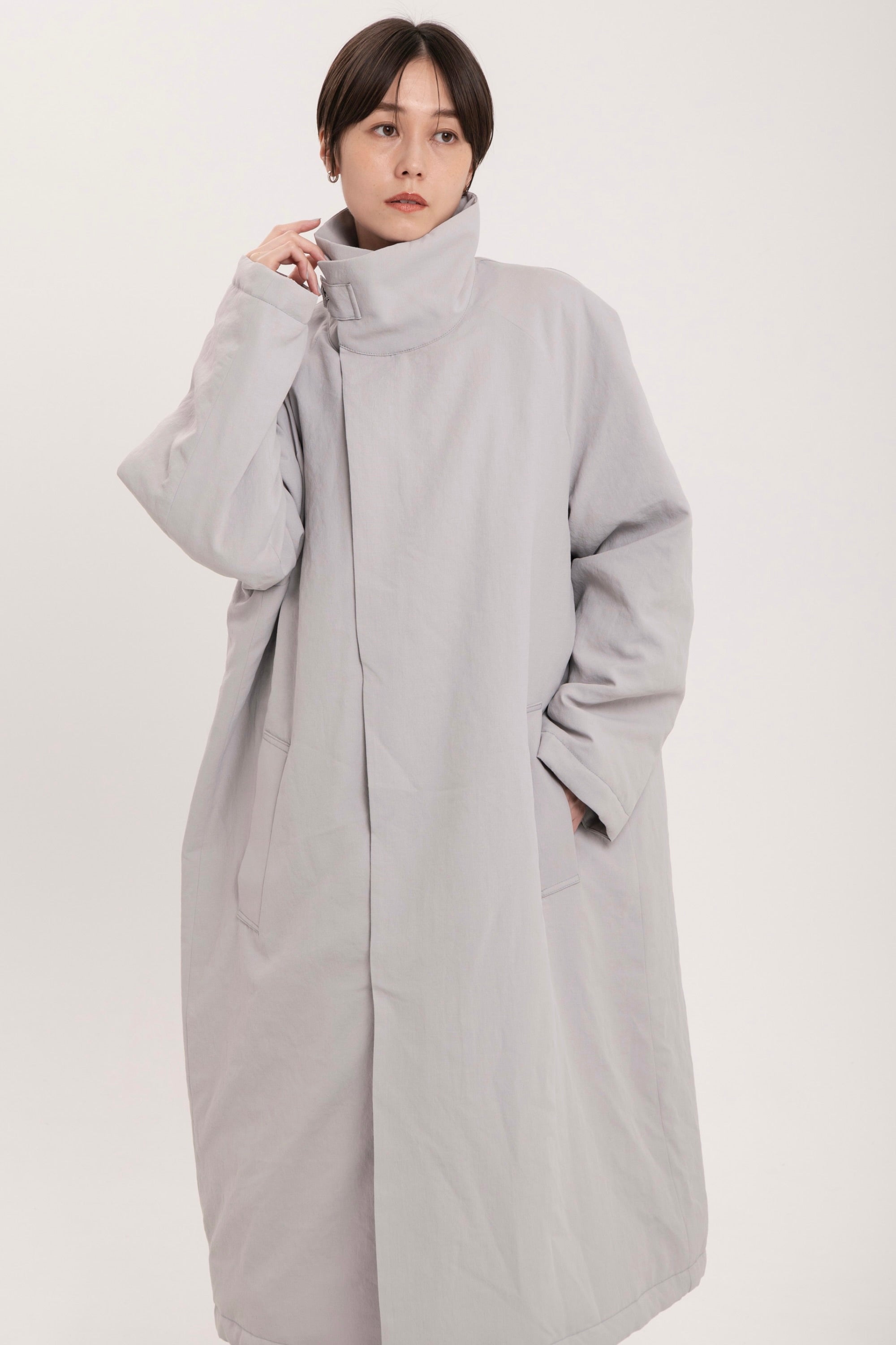 Stand Collar Coat - Unisex 