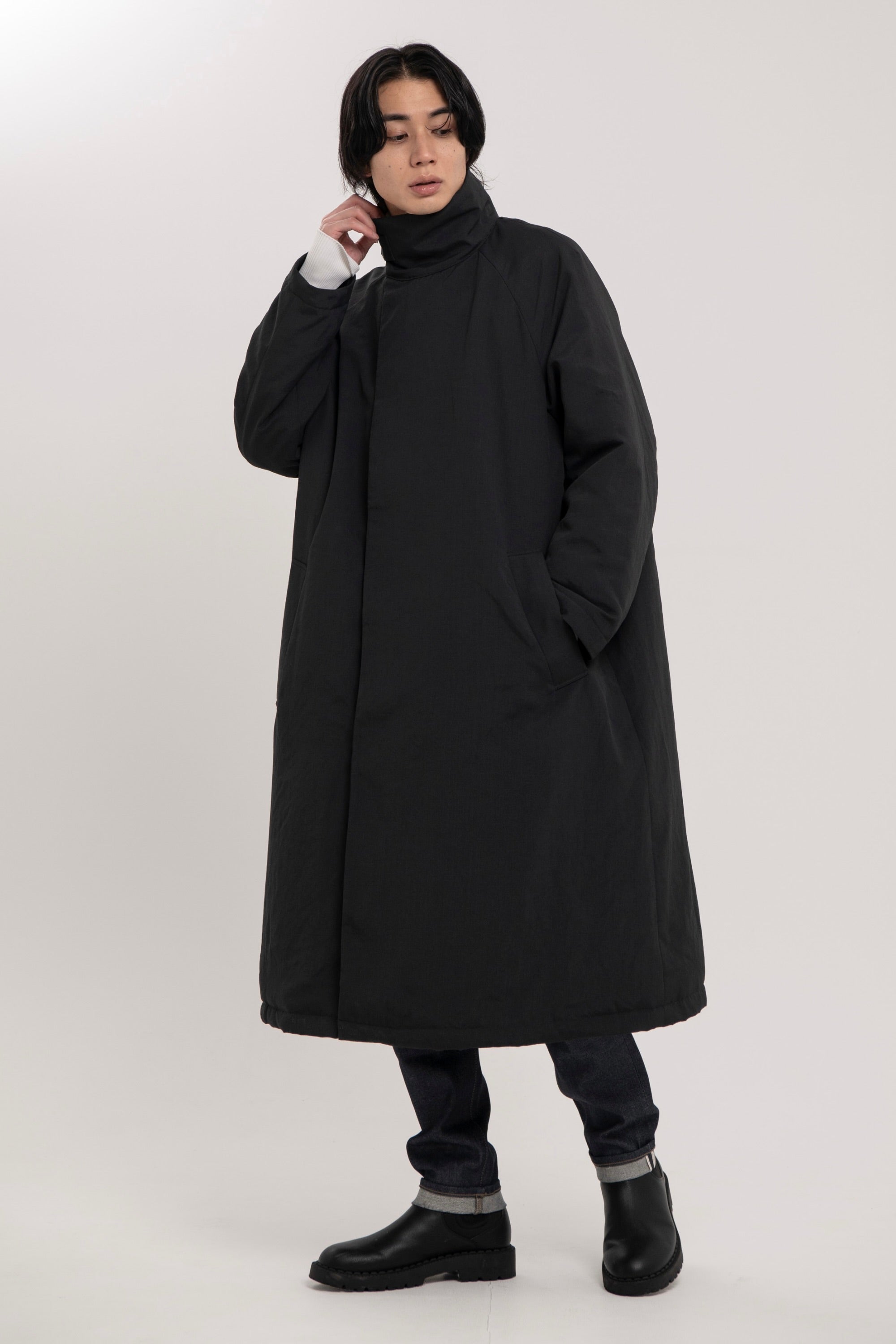 Stand Collar Coat - Unisex 